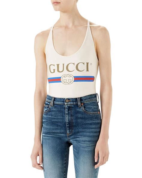 gucci underwear women's|gucci logo bodysuit.